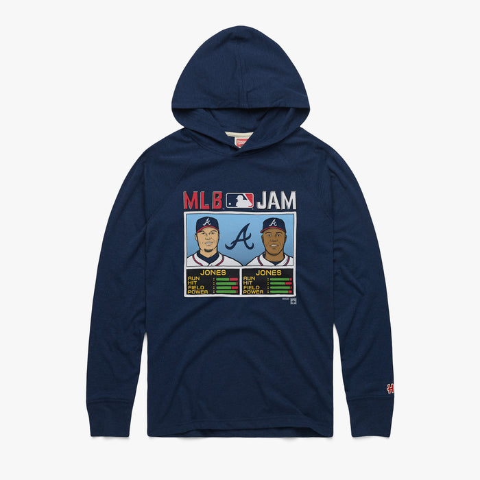 MLB Jam Braves Jones and Jones Lightweight Hoodie