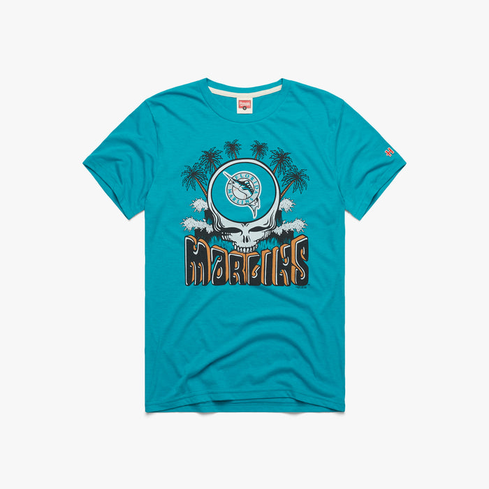 MLB x Grateful Dead x Marlins Skull