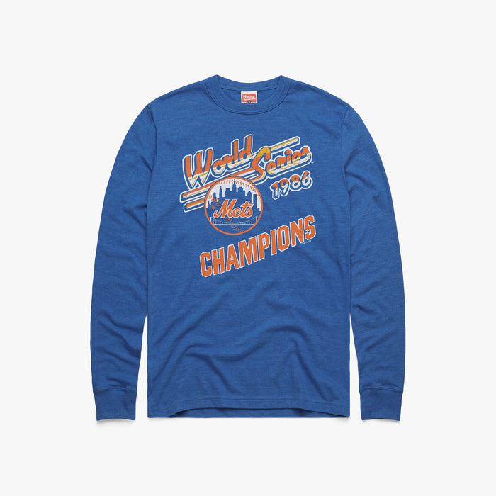 Mets World Series Champs 1986 Long Sleeve Tee