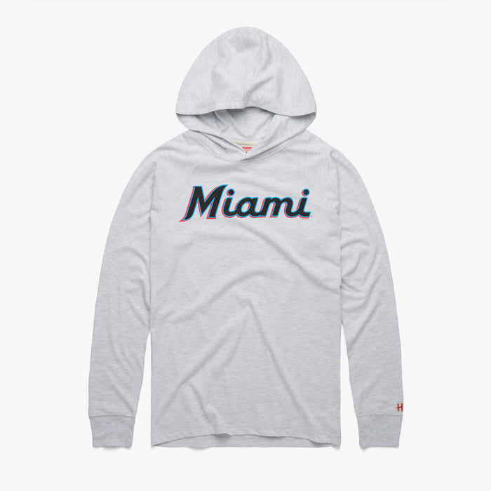 Miami Marlins Jersey Logo '19 Lightweight Hoodie