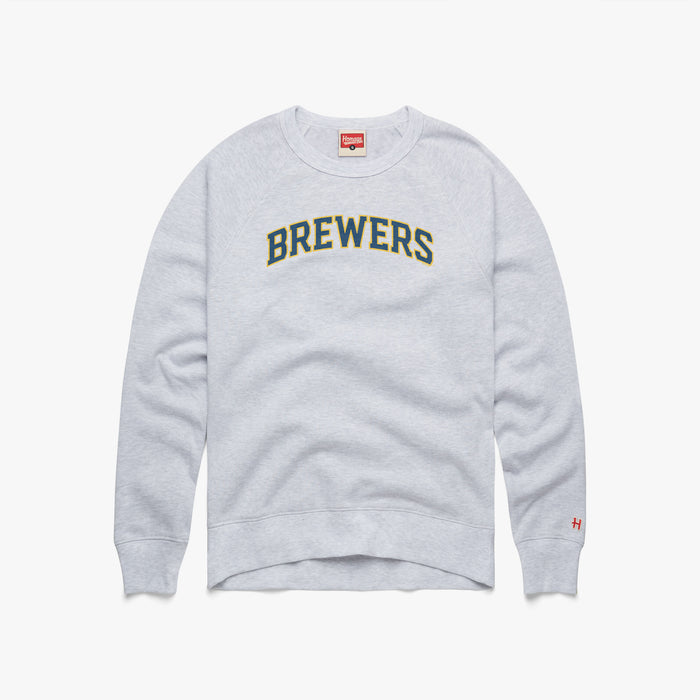 Milwaukee Brewers Jersey Logo '20 Crewneck