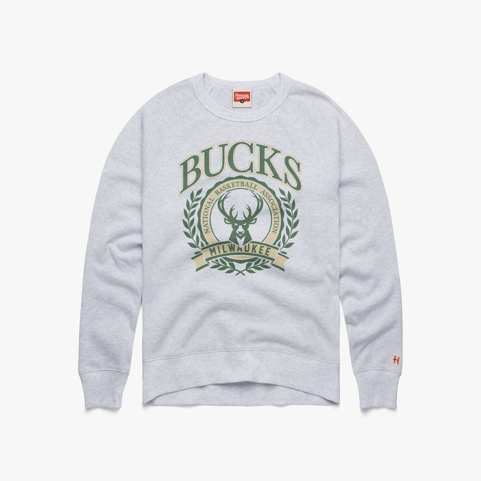 Milwaukee Bucks Crest Crewneck