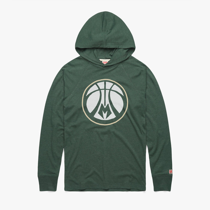 Milwaukee Bucks Logo Lightweight Hoodie