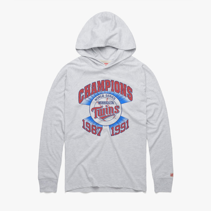 Minnesota Twins World Series Champs Lightweight Hoodie