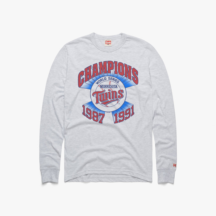 Minnesota Twins World Series Champs Long Sleeve Tee