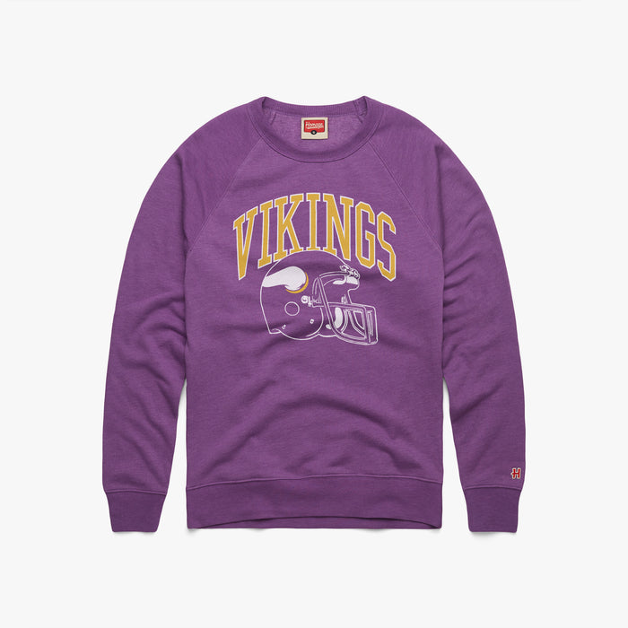 Minnesota Vikings Helmet Crewneck