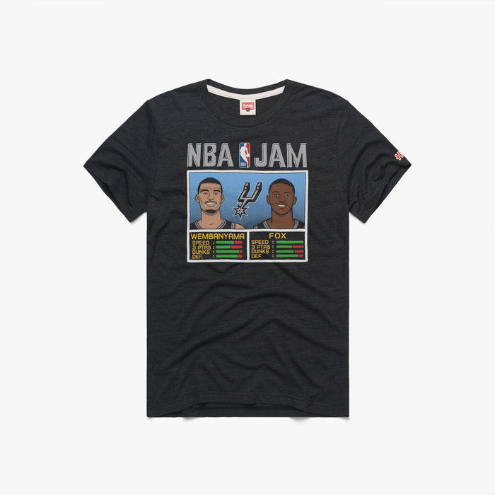 NBA Jam Spurs Wembanyama And Fox