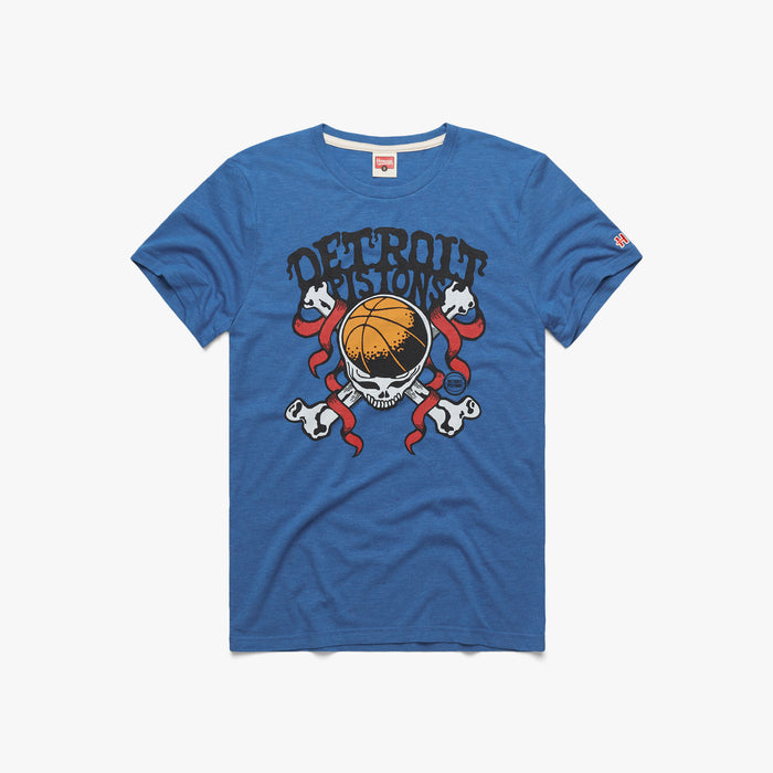 NBA x Grateful Dead x Pistons Skull