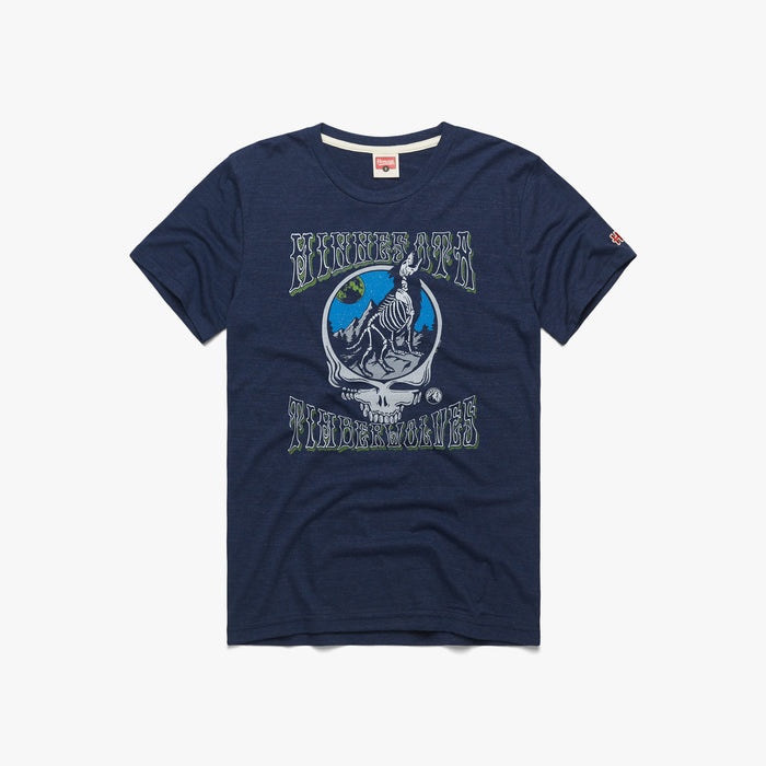 NBA x Grateful Dead x Timberwolves Skull