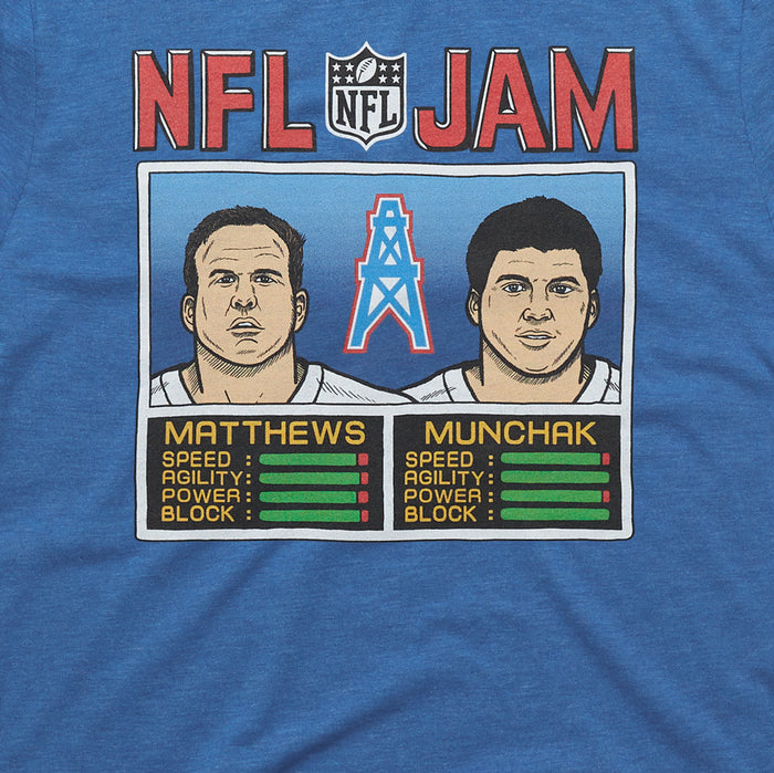 NFL Jam Oilers Matthews And Munchak