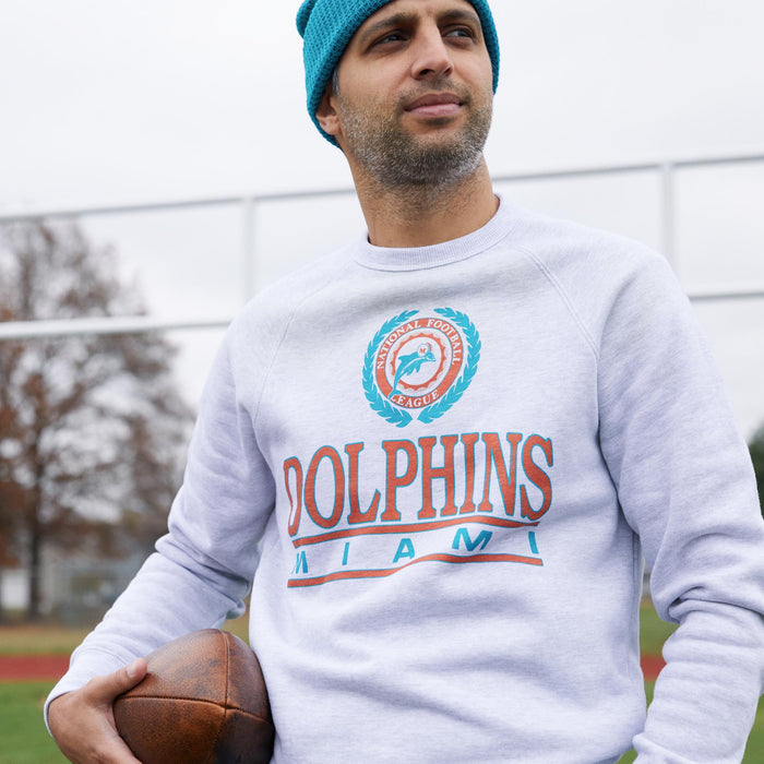 Miami Dolphins Crest Crewneck