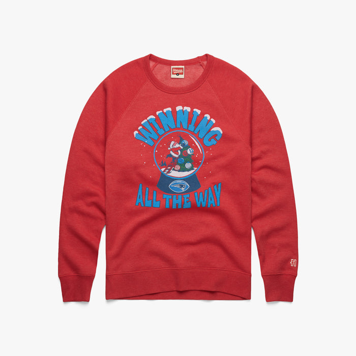 New England Patriots Christmas Crewneck