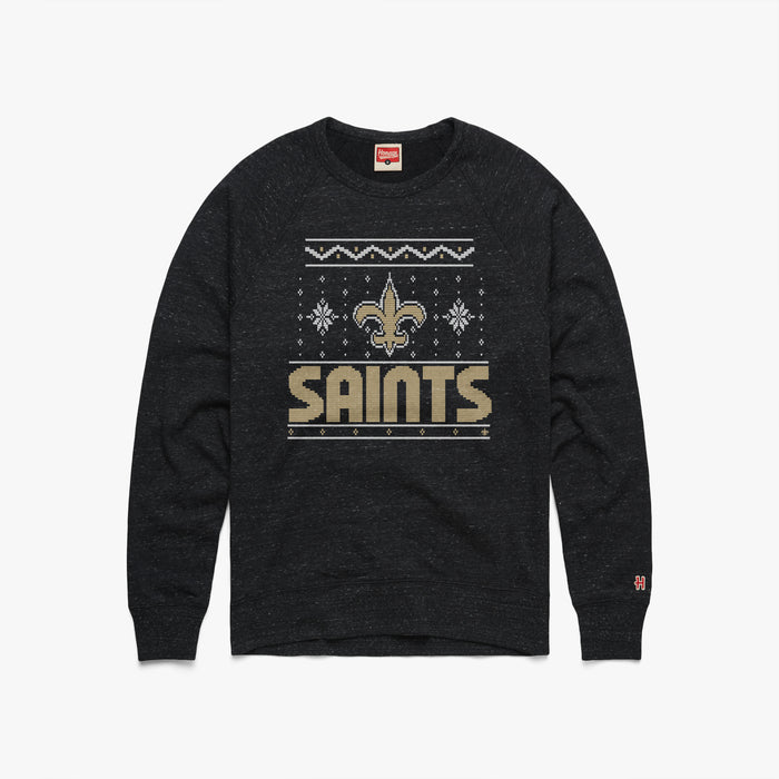 New Orleans Saints Holiday Crewneck