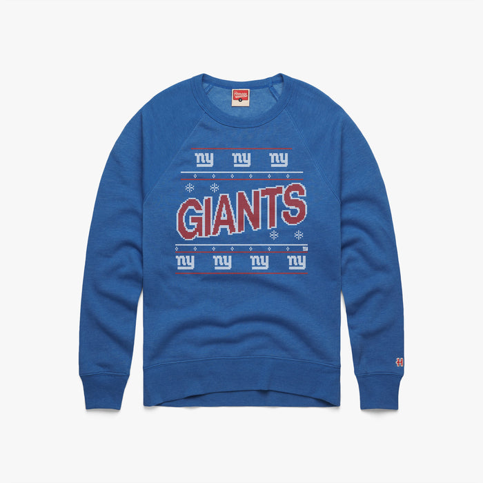 New York Giants Holiday Crewneck