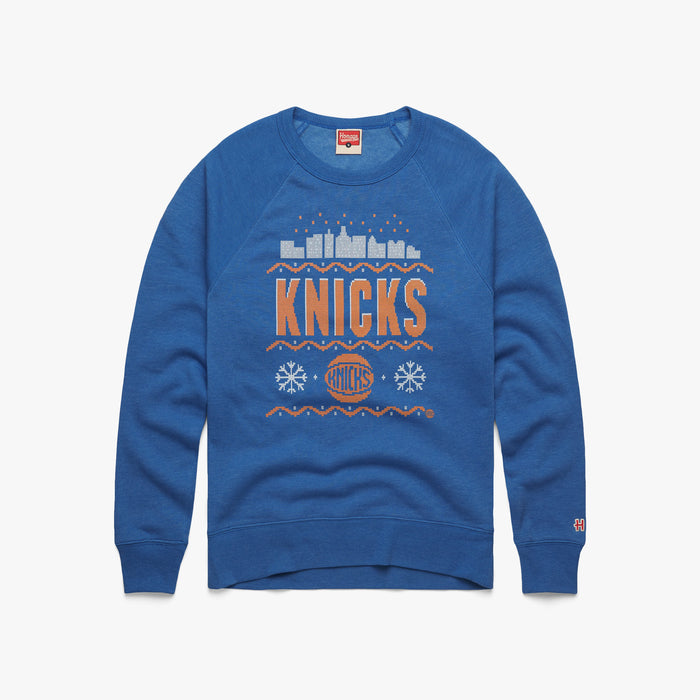 New York Knicks Holiday Crewneck