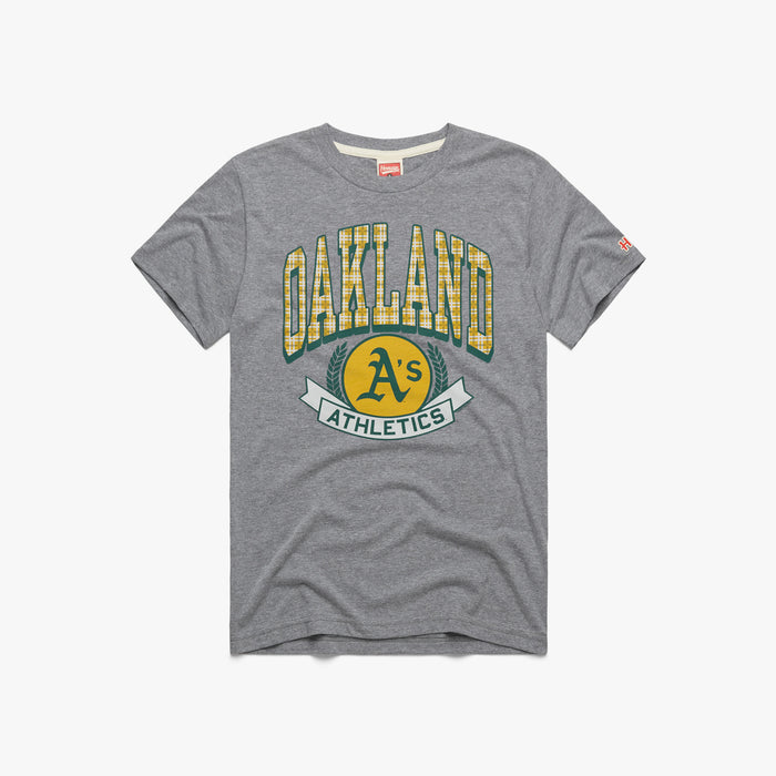 Oakland A's Plaid