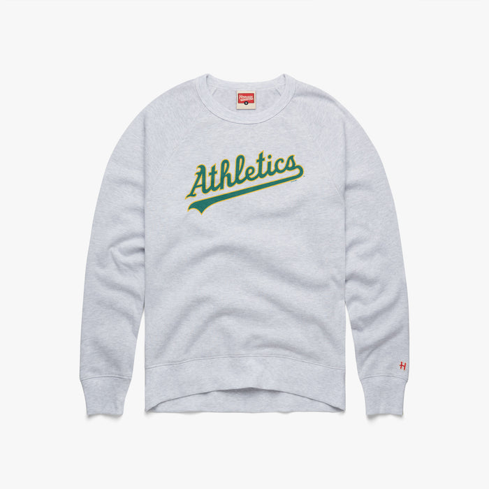 Oakland Athletics Jersey Logo Crewneck