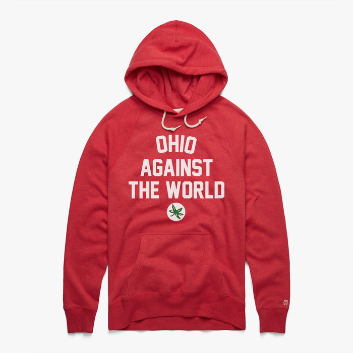 Ohio Against The World x Ohio State Buckeye Leaf Hoodie