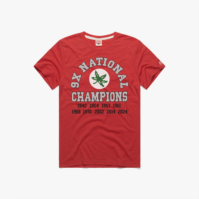 Ohio State 9X National Champions