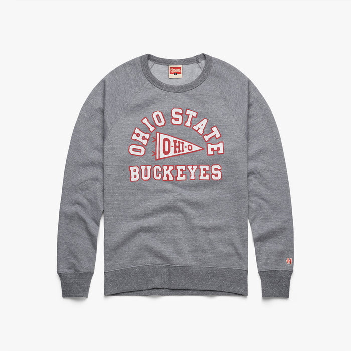 Ohio State Buckeyes Pennant Crewneck