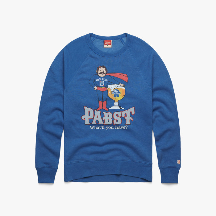 Pabst Cool Blue Crewneck