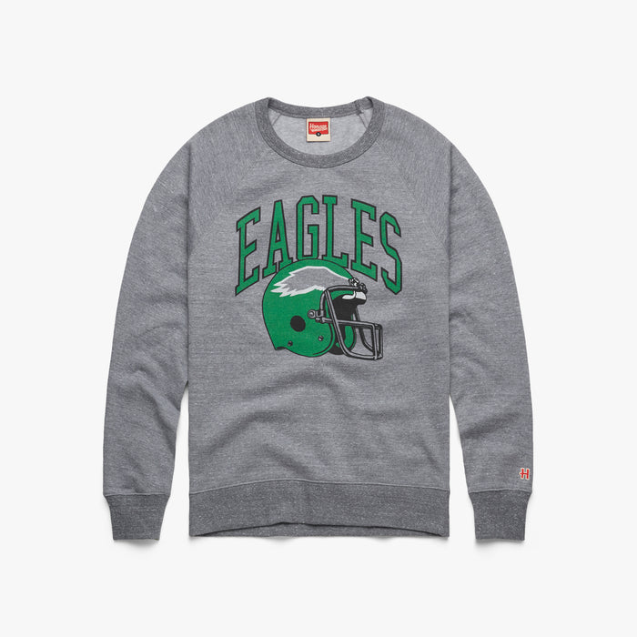 Philadelphia Eagles Helmet Retro Crewneck