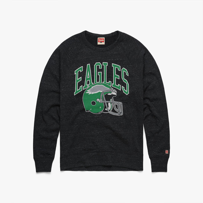 Philadelphia Eagles Helmet Retro Crewneck