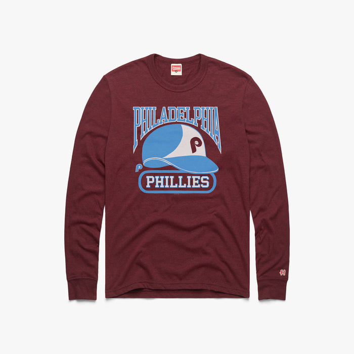 Philadelphia Phillies Helmet Long Sleeve Tee