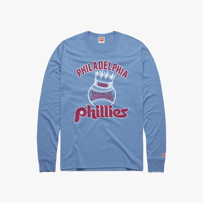 Philadelphia Phillies World Champions 1980 Long Sleeve Tee