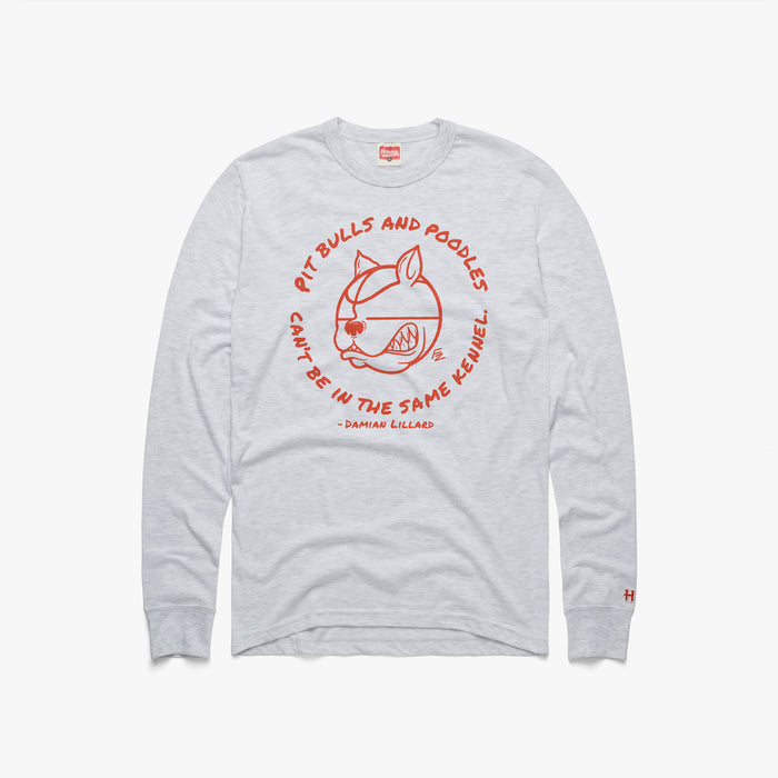 Pit Bulls And Poodles Damian Lillard Long Sleeve Tee