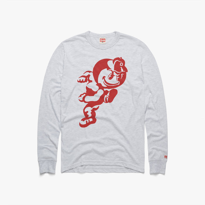 Running Brutus The Buckeye Long Sleeve Tee