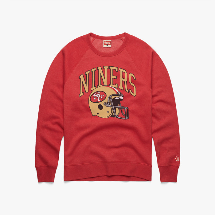 San Francisco 49ers Helmet Retro Crewneck