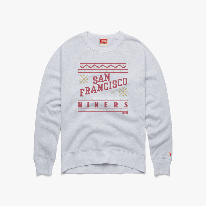 San Francisco 49ers Holiday Crewneck