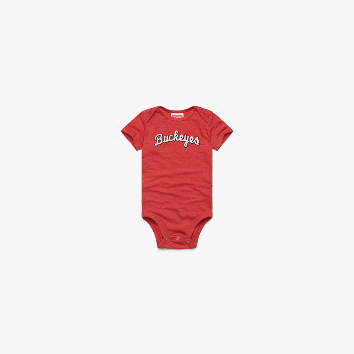 Script Buckeyes Baby One Piece