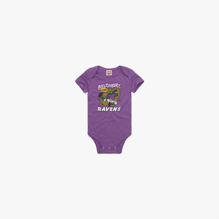 TMNT Donatello x Baltimore Ravens Baby One Piece