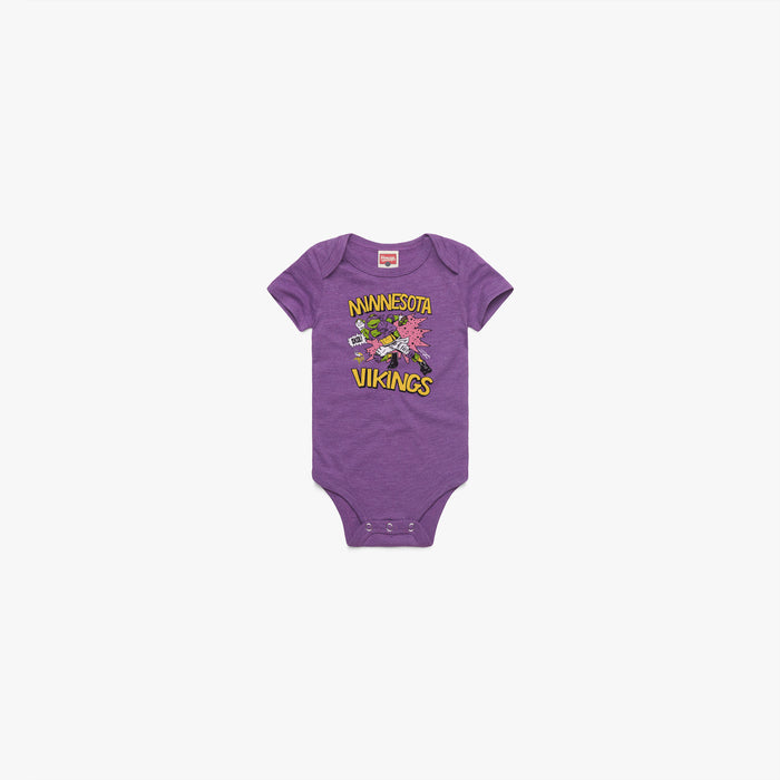 TMNT Donatello x Minnesota Vikings Baby One Piece