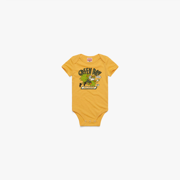 TMNT Michelangelo x Green Bay Packers Baby One Piece