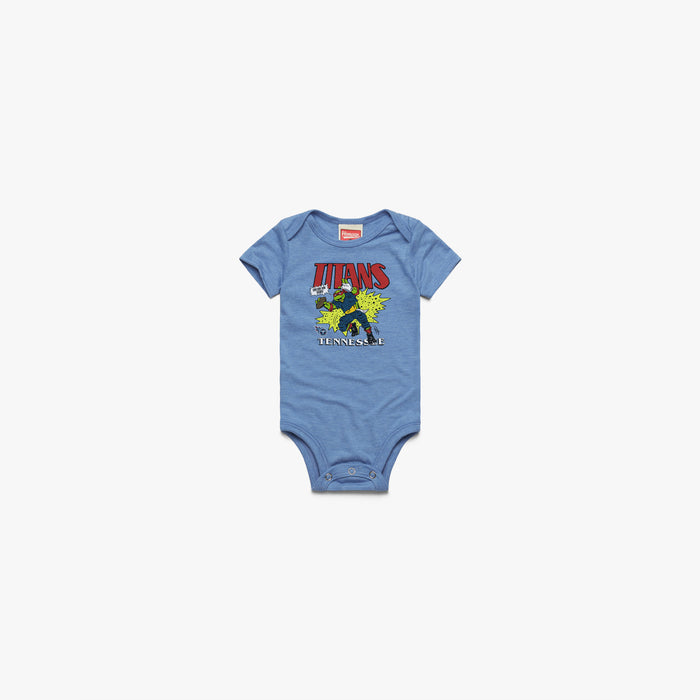 TMNT Raphael x Tennessee Titans Baby One Piece