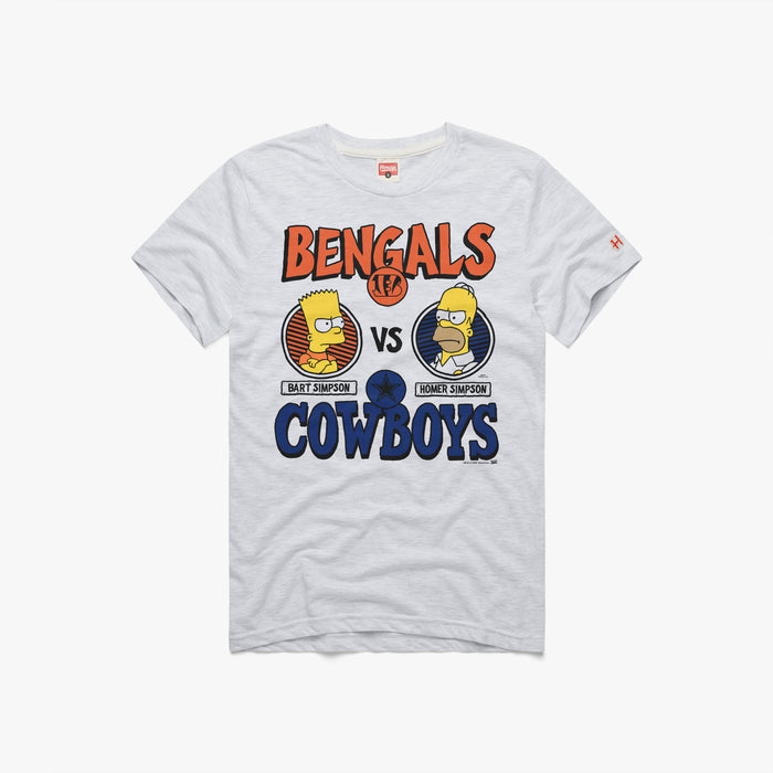 The Simpsons x Bengals Vs Cowboys