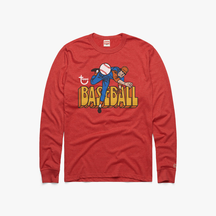 Topps Baseball Long Sleeve Tee