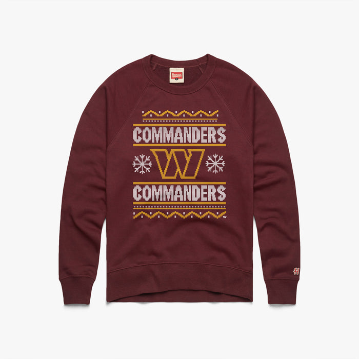 Washington Commanders Holiday Crewneck