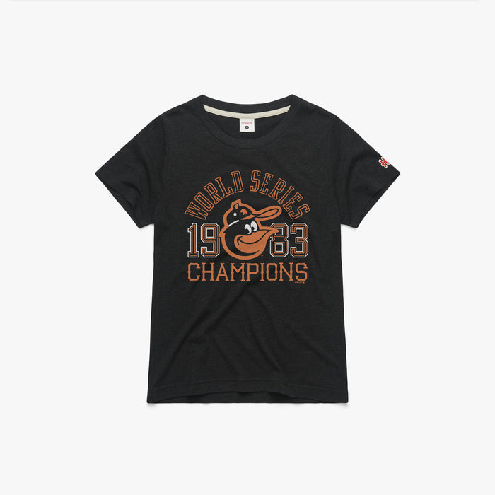 Women's Baltimore Orioles 1983 World Series Champs