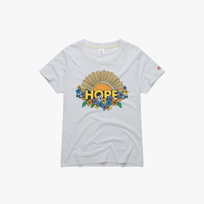 Women's Hope Sun And Flowers