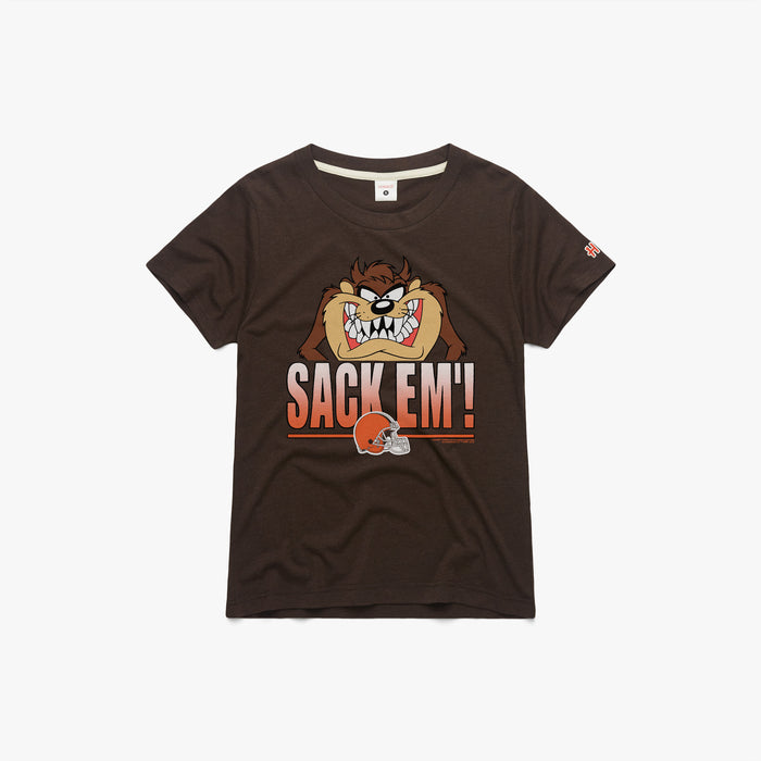 Women's Looney Tunes Taz Sack Em' x Cleveland Browns