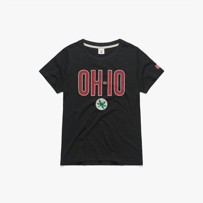 Women's OH-IO Buckeye Leaf