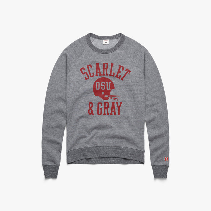 Women's OSU Scarlet And Gray Crewneck