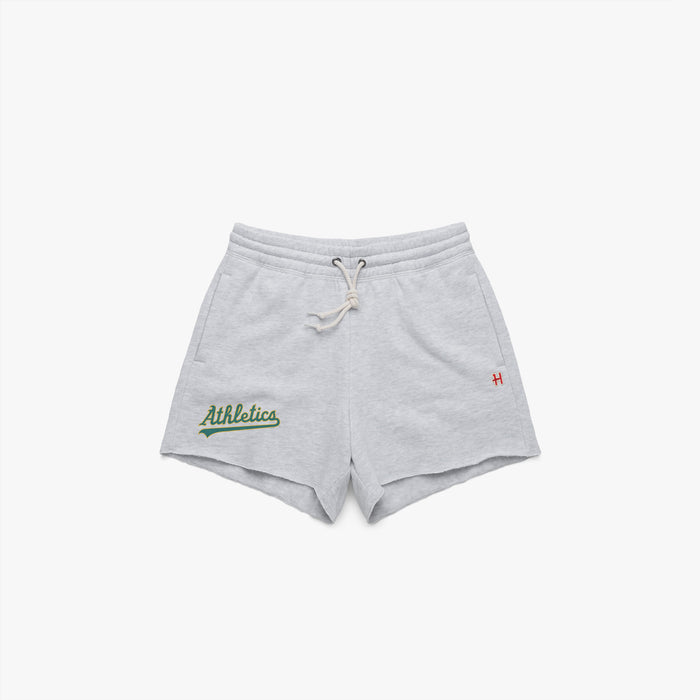 Women's Oakland Athletics Jersey Logo '93 Sweat Shorts