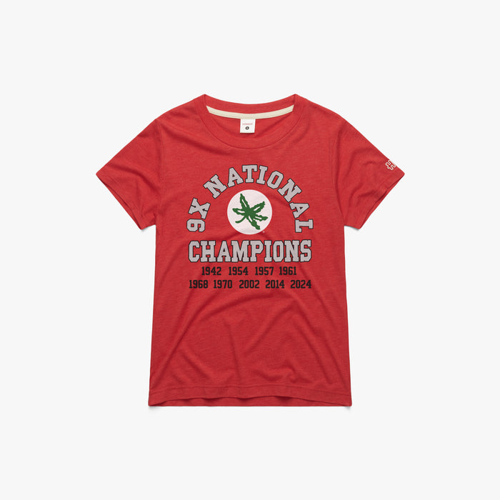 Women's Ohio State 9X National Champions