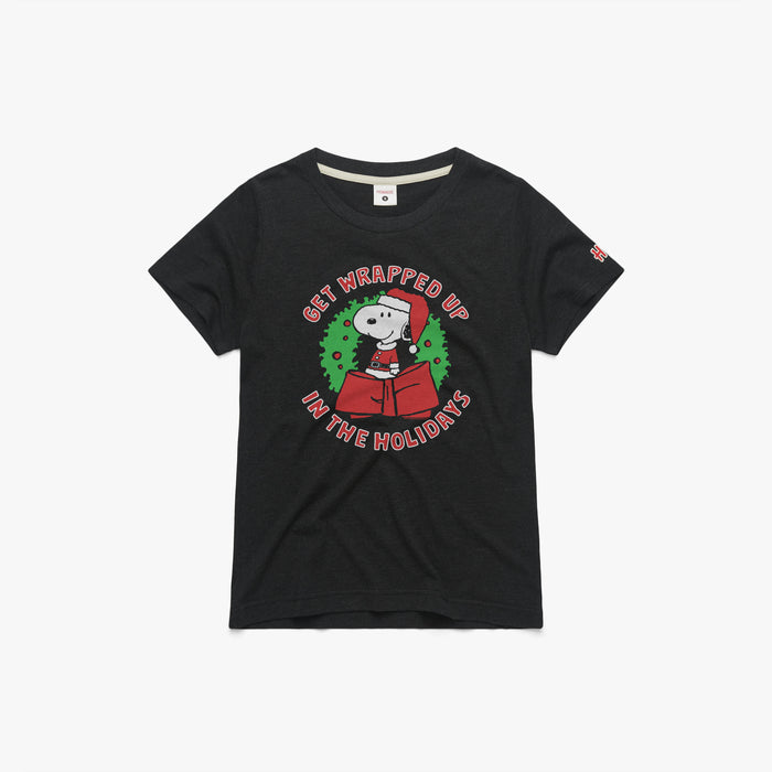 Women's Peanuts Snoopy Get Wrapped Up In The Holidays