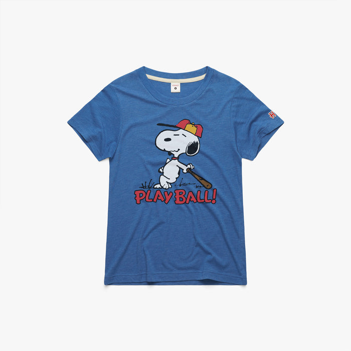 Women's Peanuts Snoopy Play Ball